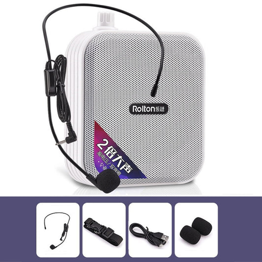 Rolton K600 7.4V Bluetooth Audio Speaker Megaphone Voice Amplifier Without Transmitter(White) - Microphone by Rolton | Online Shopping UK | buy2fix