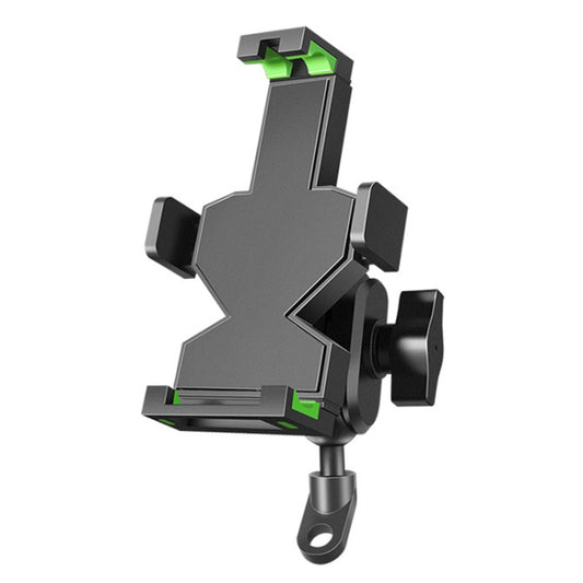 A04 Metal Motorcycle Mobile Phone Navigation Bracket Bicycle Frame Multifunctional Car Fixed Clamp(Rearview Mirror Model) - Holder by buy2fix | Online Shopping UK | buy2fix