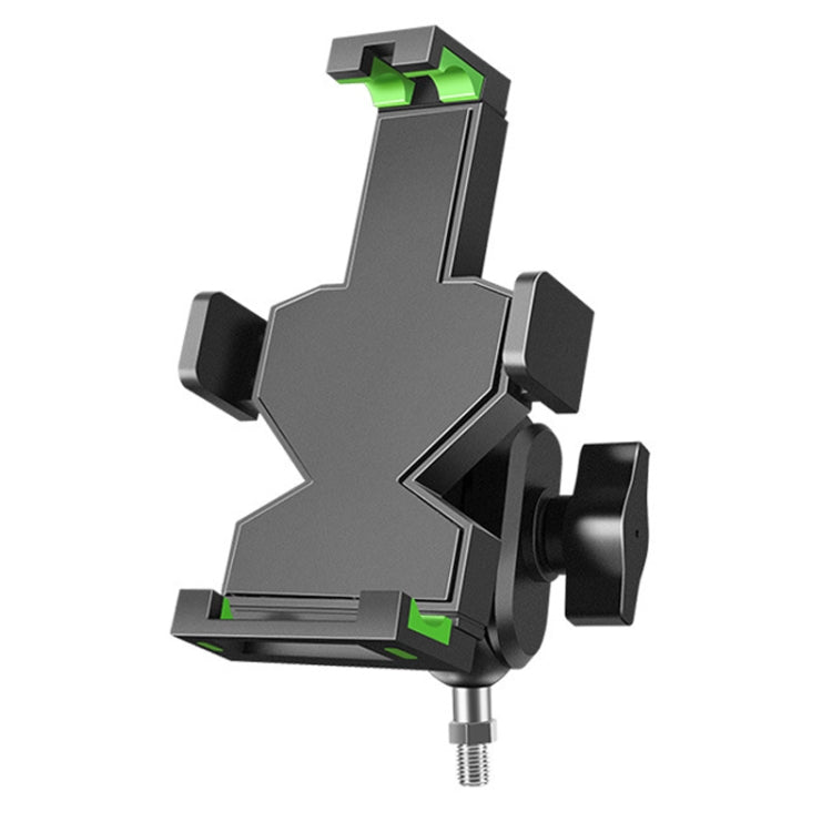 A04 Metal Motorcycle Mobile Phone Navigation Bracket Bicycle Frame Multifunctional Car Fixed Clamp(M10 Ball Header Installation Model) - Holder by buy2fix | Online Shopping UK | buy2fix