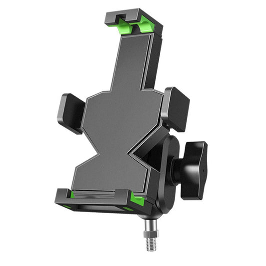 A04 Metal Motorcycle Mobile Phone Navigation Bracket Bicycle Frame Multifunctional Car Fixed Clamp(M10 Ball Header Installation Model) - Holder by buy2fix | Online Shopping UK | buy2fix