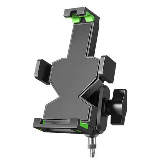 A04 Metal Motorcycle Mobile Phone Navigation Bracket Bicycle Frame Multifunctional Car Fixed Clamp(M8 Ball Header Installation Model) - Holder by buy2fix | Online Shopping UK | buy2fix