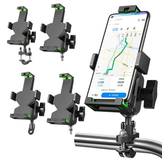 A04 Metal Motorcycle Mobile Phone Navigation Bracket Bicycle Frame Multifunctional Car Fixed Clamp(M8 Ball Header Installation Model) - Holder by buy2fix | Online Shopping UK | buy2fix