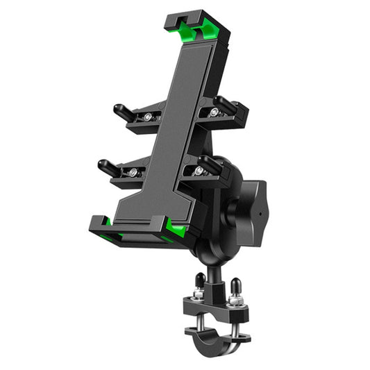 A02 Motorcycle Mobile Phone Navigation Bracket Car Riding Anti-shock Aluminum Alloy Rack(Car Handlebar Model) - Holder by buy2fix | Online Shopping UK | buy2fix