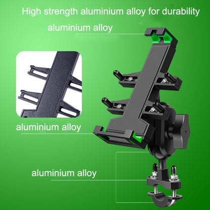 A02 Motorcycle Mobile Phone Navigation Bracket Car Riding Anti-shock Aluminum Alloy Rack(Car Handlebar Model) - Holder by buy2fix | Online Shopping UK | buy2fix
