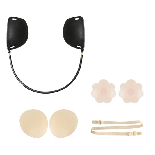 XD00001 Molding Silicone Nipple Sticker Adjustable Anti-sag Push-up Bra Kit(U-type Skin-color) - Nubra by buy2fix | Online Shopping UK | buy2fix