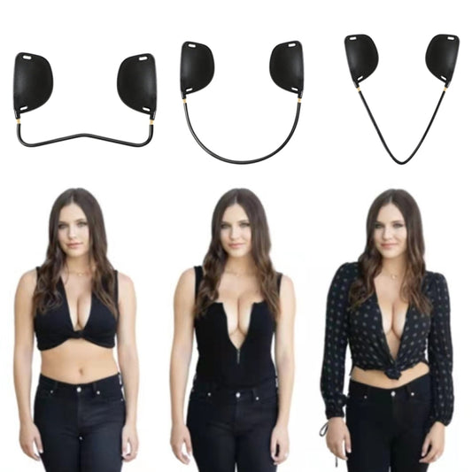 XD00001 Molding Silicone Nipple Sticker Adjustable Anti-sag Push-up Bra Kit(U-type Skin-color) - Nubra by buy2fix | Online Shopping UK | buy2fix