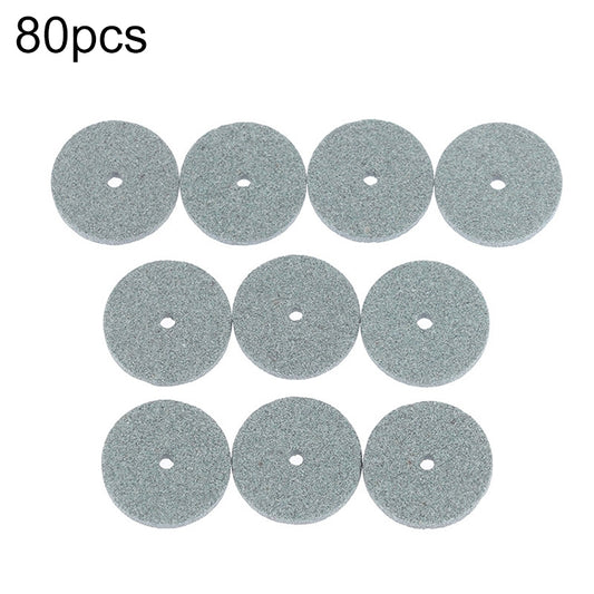 80pcs Small Grinding Wheel Sanding Blade Mini Sanding Machine Accessories, Color: Green - Abrasive Tools & Accessories by buy2fix | Online Shopping UK | buy2fix