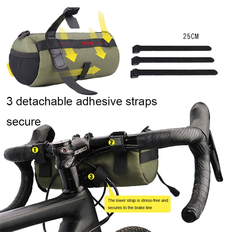 Rhinowalk RK9103 2.4L Outdoor Sports Cycling Front Bag Bicycle Waterproof Handlebar Bag(Gray) by buy2fix