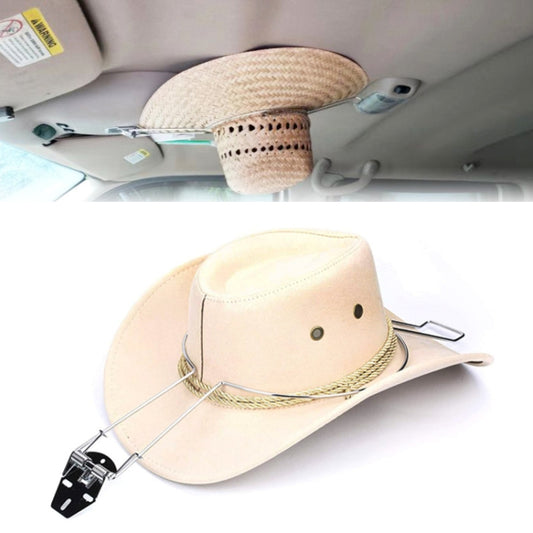 Car Stainless Steel Hat Storage Bracket - Stowing Tidying by buy2fix | Online Shopping UK | buy2fix