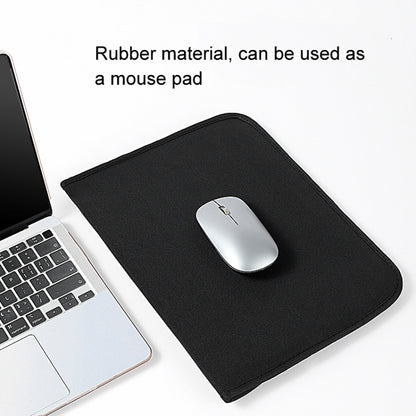 14 Inch Neoprene Laptop Lining Bag Horizontal Section Flap Clutch Bag(Black) by buy2fix