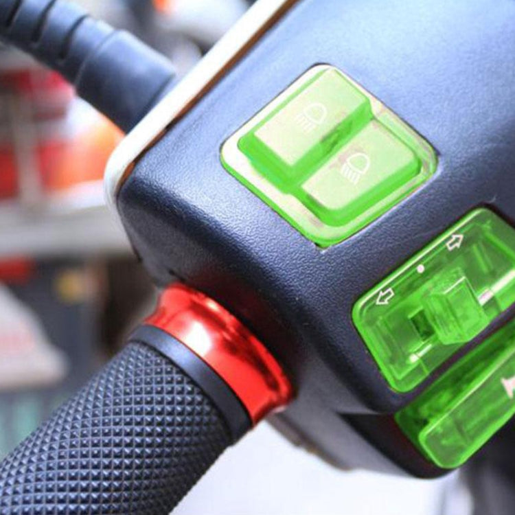 Motorcycle Headlight Horn Steering Switch Accessories(5 in 1 Green) - Motorcycle Maintenance Tools by buy2fix | Online Shopping UK | buy2fix