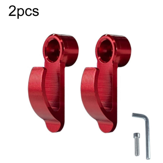 2pcs Motorcycle Modified Helmet Hook Scooter Side Storage Hook(Red) - Holder by buy2fix | Online Shopping UK | buy2fix
