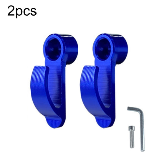 2pcs Motorcycle Modified Helmet Hook Scooter Side Storage Hook(Blue) - Holder by buy2fix | Online Shopping UK | buy2fix