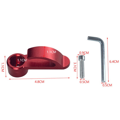2pcs Motorcycle Modified Helmet Hook Scooter Side Storage Hook(Red) - Holder by buy2fix | Online Shopping UK | buy2fix
