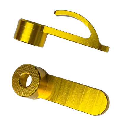 2pcs Motorcycle Modified Helmet Hook Scooter Side Storage Hook(Gold) - Holder by buy2fix | Online Shopping UK | buy2fix