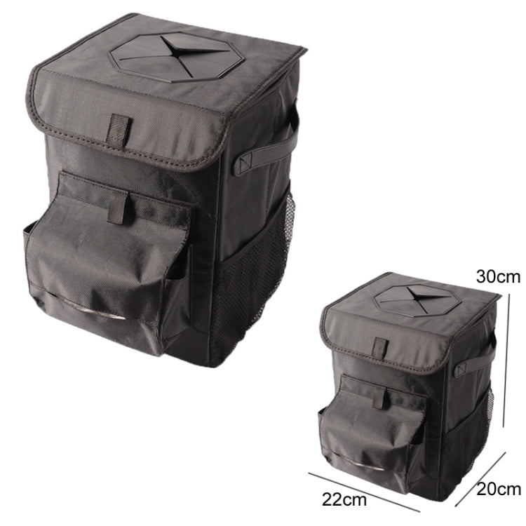 Vehicle Trash Can Multifunctional Foldable Storage Box(22x20x30cm) - Stowing Tidying by buy2fix | Online Shopping UK | buy2fix
