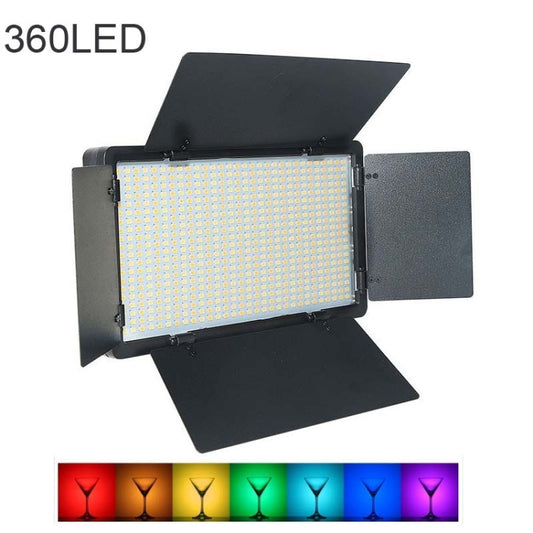 E600 RGB Color 40W 3200K-5600K LED Flat Panel Lights Live Broadcast Fill Light,EU Plug by buy2fix