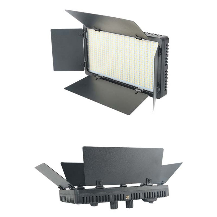 E600 3-color Temperature 40W 3200K-5600K LED Flat Panel Lights Live Broadcast Fill Light,EU Plug by buy2fix