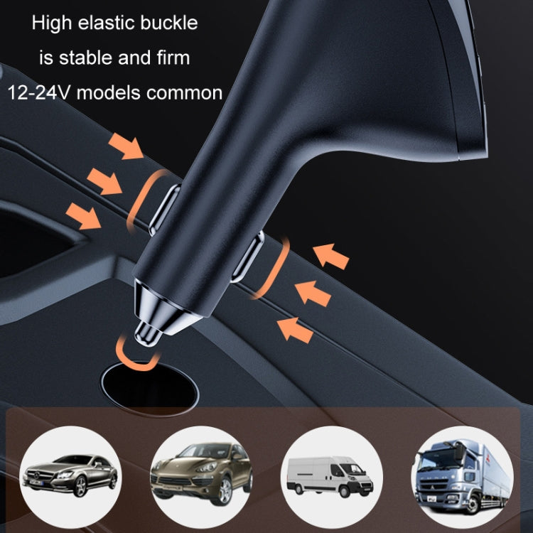 Car Charger Multifunctional Digital Display QC Charging Cigarette Lighter Adapter, Model: CCA Dual PD - Car Charger by buy2fix | Online Shopping UK | buy2fix