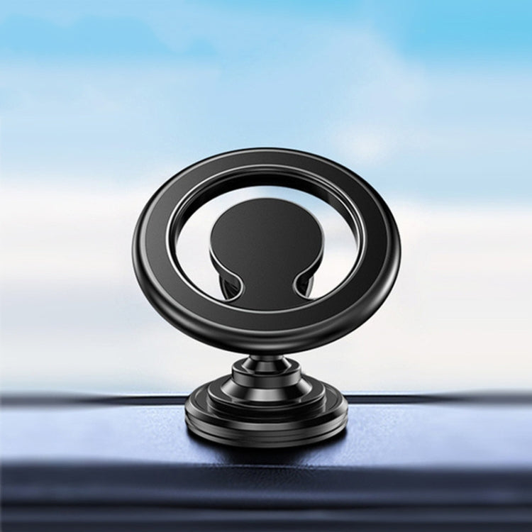 D19 Car Magnetic Mobile Phone Holder Rotatable Metal Navigation Bracket, Spec: Sticker (Black) - Universal Car Holders by buy2fix | Online Shopping UK | buy2fix