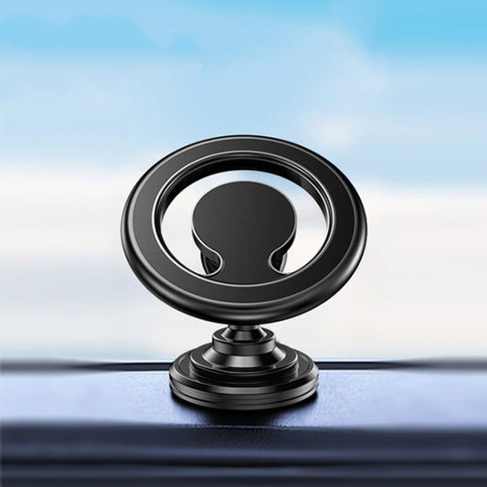 D19 Car Magnetic Mobile Phone Holder Rotatable Metal Navigation Bracket, Spec: Sticker (Black) - Universal Car Holders by buy2fix | Online Shopping UK | buy2fix