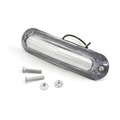 4pcs MK-162 6LED Light Guide Side Light 10-30V Trailer Side Tail Light(White) - Warning Lights by buy2fix | Online Shopping UK | buy2fix