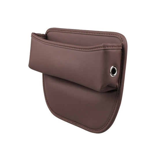 Multifunctional Car Seat Crevice Storage Box, Pattern: No Logo(Mocha brown) - Stowing Tidying by buy2fix | Online Shopping UK | buy2fix