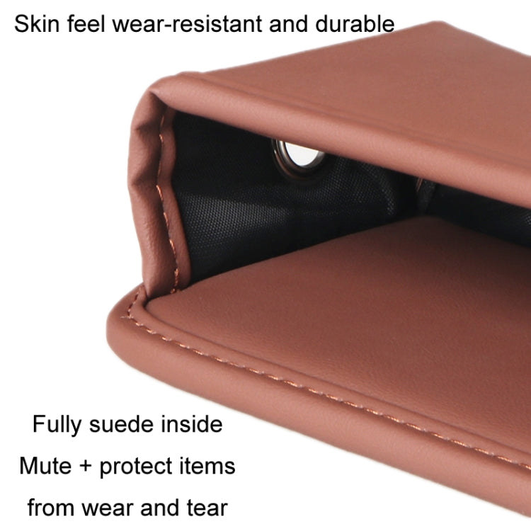 Multifunctional Car Seat Crevice Storage Box, Pattern: No Logo(Mocha brown) - Stowing Tidying by buy2fix | Online Shopping UK | buy2fix