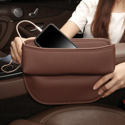 Multifunctional Car Seat Crevice Storage Box, Pattern: No Logo(Claret) - Stowing Tidying by buy2fix | Online Shopping UK | buy2fix