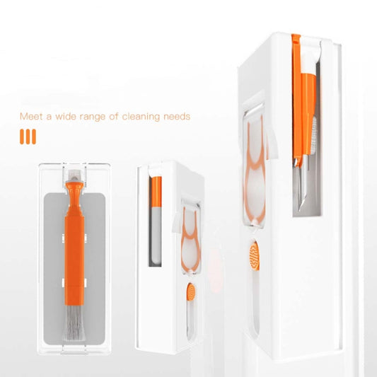 Q11 11-in-1 Multifunctional Bluetooth Headset Cleaning Pen Computer Keyboard Cleaning Kit(Orange Red) - Other Accessories by buy2fix | Online Shopping UK | buy2fix