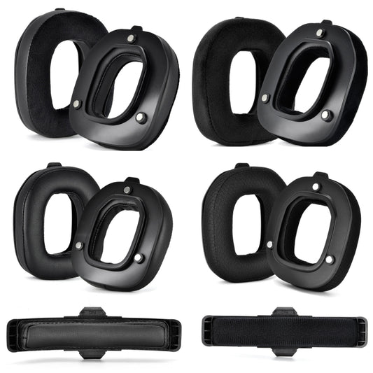 For Logitech Astro A50 Gen4 Headset Replacement Accessory ,Spec: 2pcs Protein Leather Earmuffs - Earmuff & Pad by buy2fix | Online Shopping UK | buy2fix