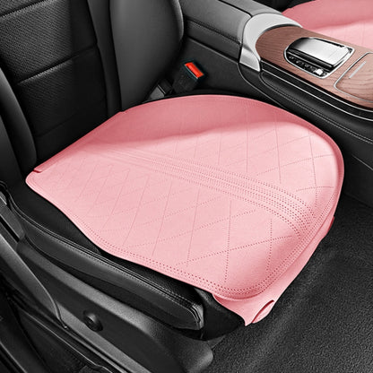 Flip-fur Car Cushion Breathable Ventilation Cushion for Four Seasons, Style: Front Cushion(Pink) by buy2fix