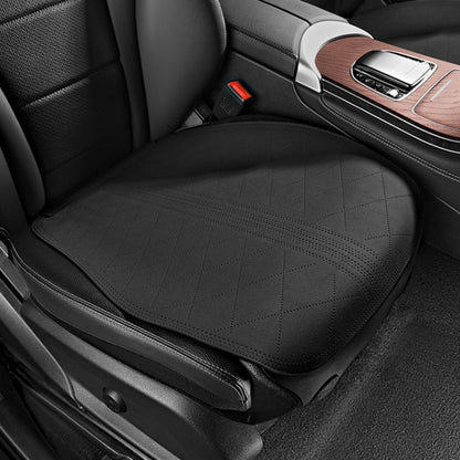 Flip-fur Car Cushion Breathable Ventilation Cushion for Four Seasons, Style: Front Cushion(Black) by buy2fix