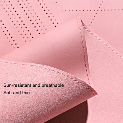 Flip-fur Car Cushion Breathable Ventilation Cushion for Four Seasons, Style: Front Cushion(Pink) by buy2fix