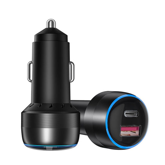 IBD355-1UC USB+Type-C/USB-C Dual Ports Mobile Phone Car Charger(QC3.0 18W+ PD 30W) - Car Charger by buy2fix | Online Shopping UK | buy2fix