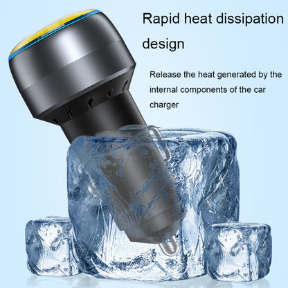 IBD355-1UC USB+Type-C/USB-C Dual Ports Mobile Phone Car Charger(QC3.0 18W+ PD 30W) - Car Charger by buy2fix | Online Shopping UK | buy2fix