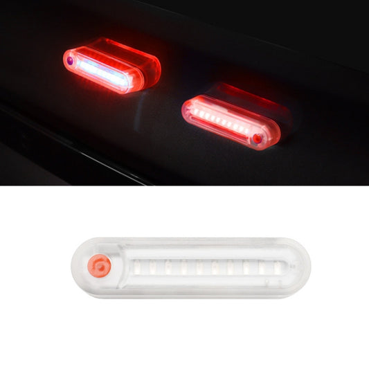 Motorcycle Electric Car Anti-Rear Collision Solar Strobe Warning Light, Specification: Red Light by buy2fix