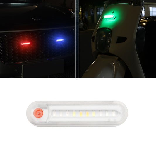 Motorcycle Electric Car Anti-Rear Collision Solar Strobe Warning Light, Specification: Colorful Light by buy2fix