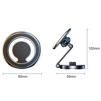 D27 Car Magnetic Telescopic Folding Navigation Mobile Phone Holder(Black) by buy2fix