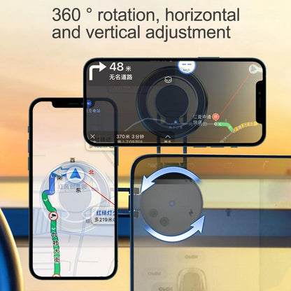 D27 Car Magnetic Telescopic Folding Navigation Mobile Phone Holder(Black) by buy2fix