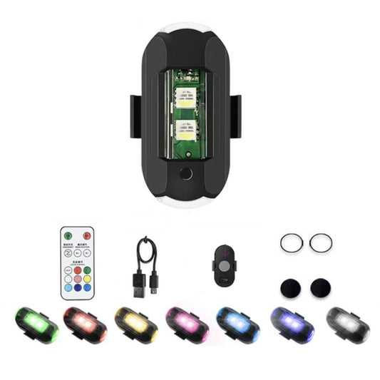 Vibration Remote Control Induction Motorcycle Wireless Strong Magnetic Warning Flash Light, Specification: 1 Light +1 RC - Signal Lights by buy2fix | Online Shopping UK | buy2fix