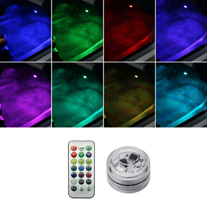 Car Modification Wireless Colorful Remote Control Atmosphere Light, Specification: 1 Light +1 RC - Atmosphere lights by buy2fix | Online Shopping UK | buy2fix