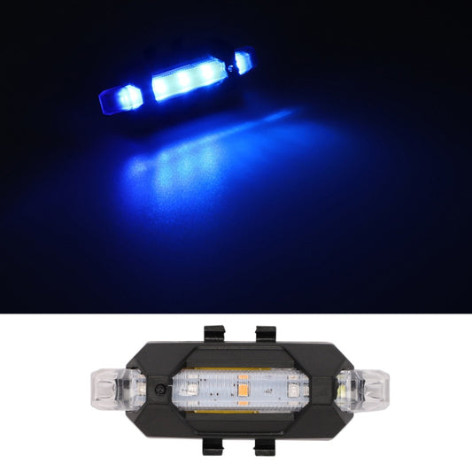 Motorcycle Bicycle Charging Strobe Decorative Warning Tail Light(Blue Light) by buy2fix