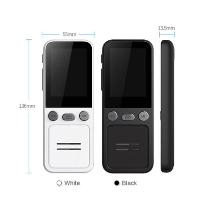T16 Smart AI Translation Travel Translator Supports 138 Language Mutual Translation 14 Offline Translation(Black) -  by buy2fix | Online Shopping UK | buy2fix