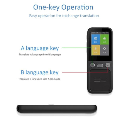 T16 Smart AI Translation Travel Translator Supports 138 Language Mutual Translation 14 Offline Translation(Black) -  by buy2fix | Online Shopping UK | buy2fix