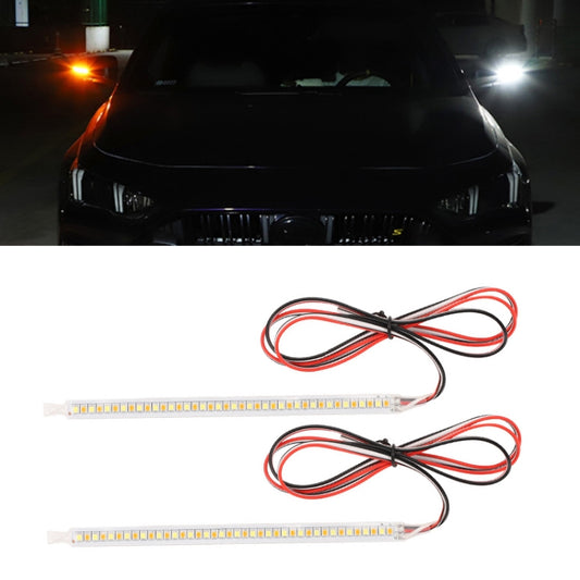 Car Rearview Mirror Decoration LED Streamer Turn Signal, Length： 18cm A Pair - Arrow Turn Lights by buy2fix | Online Shopping UK | buy2fix