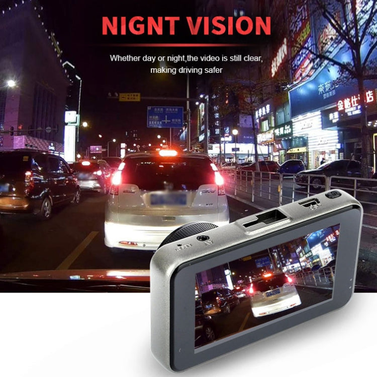 C900 3 Inch 1080P HD Dual-lens Motion Detection Driving Recorder by buy2fix