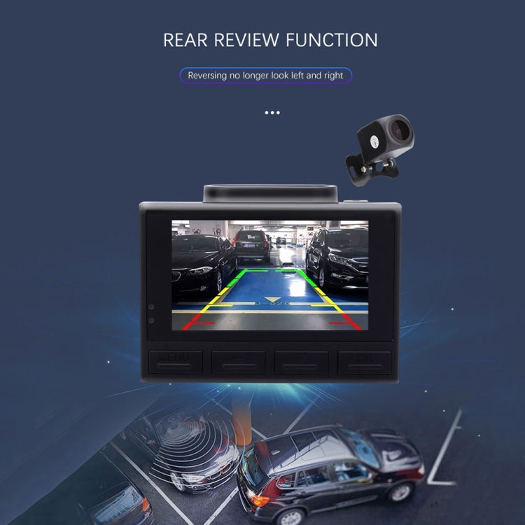 M200 44K HD Dual Recording Car Driving Recorder With WIFI+GPS Function by buy2fix