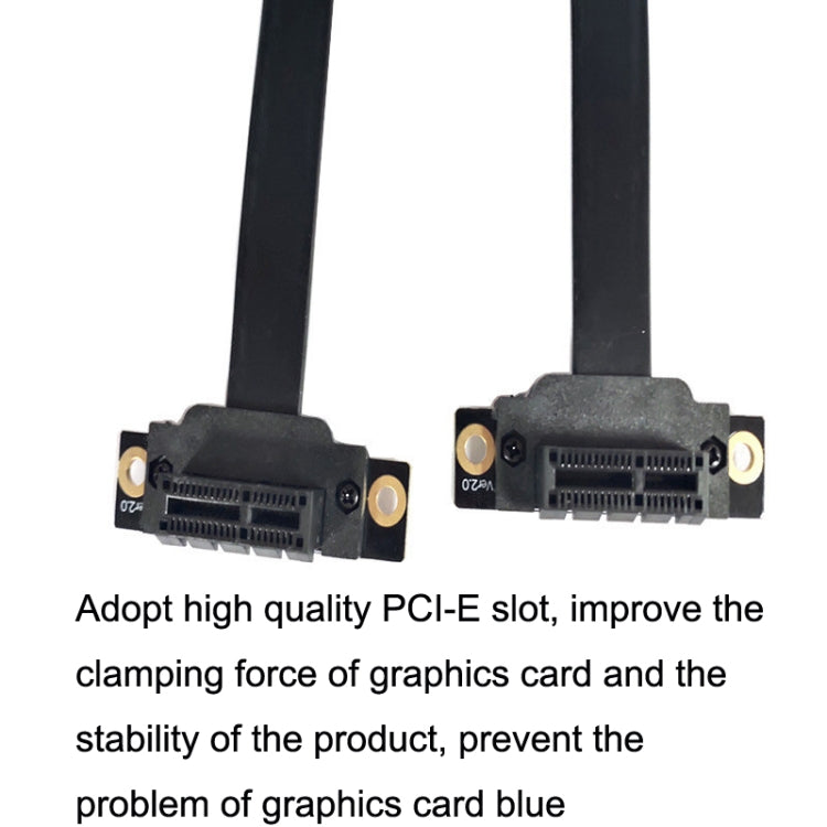 PCI-E 3.0 1X 90 Degrees Graphics Card / Wireless Network Card Extension Cable, Cable Length: 5cm by buy2fix