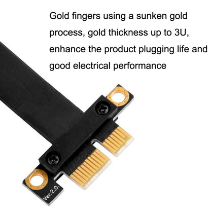PCI-E 3.0 1X 90 Degrees Graphics Card / Wireless Network Card Extension Cable, Cable Length: 15cm by buy2fix
